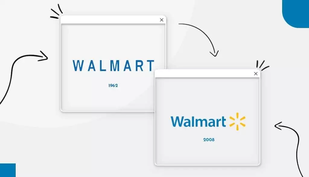 lich su va su phat trien cua logo cua walmart 1