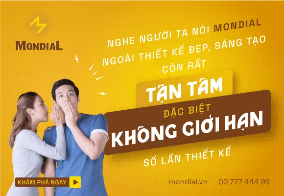 mondial thiết kế thương hiệu tận tâm