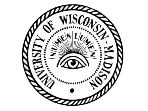 Mẫu thiết kế logo giáo dục University of Wisconsin