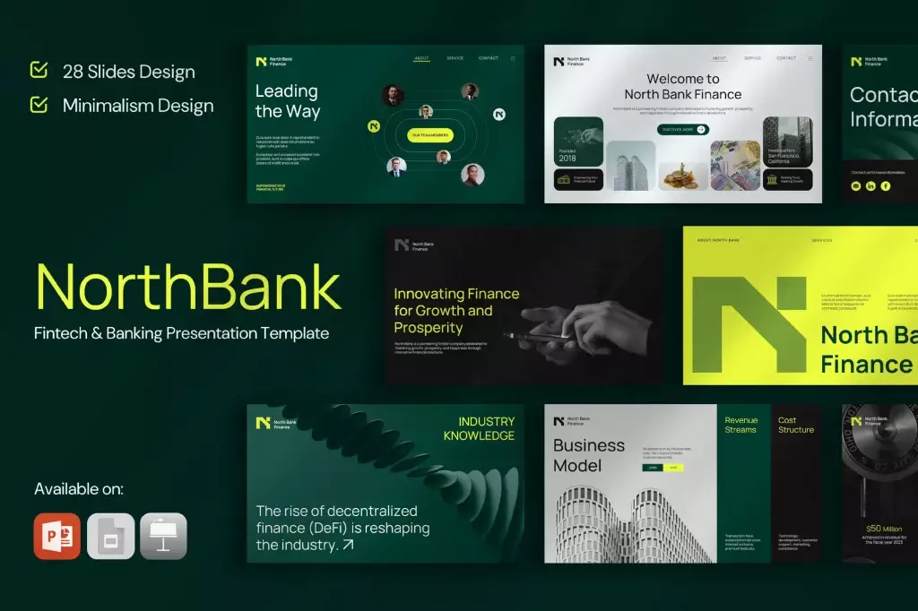 09- NorthBank Modern Fintech Powerpoint NF