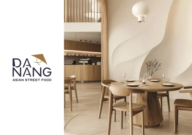 thiết kế logo Da Nang Restaurant - Mondial Agency