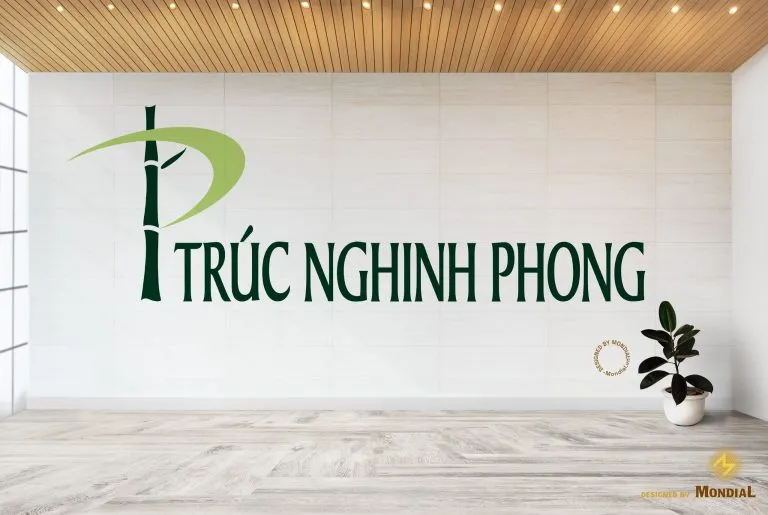 thiết kế logo trúc nghinh phong - mondial agency