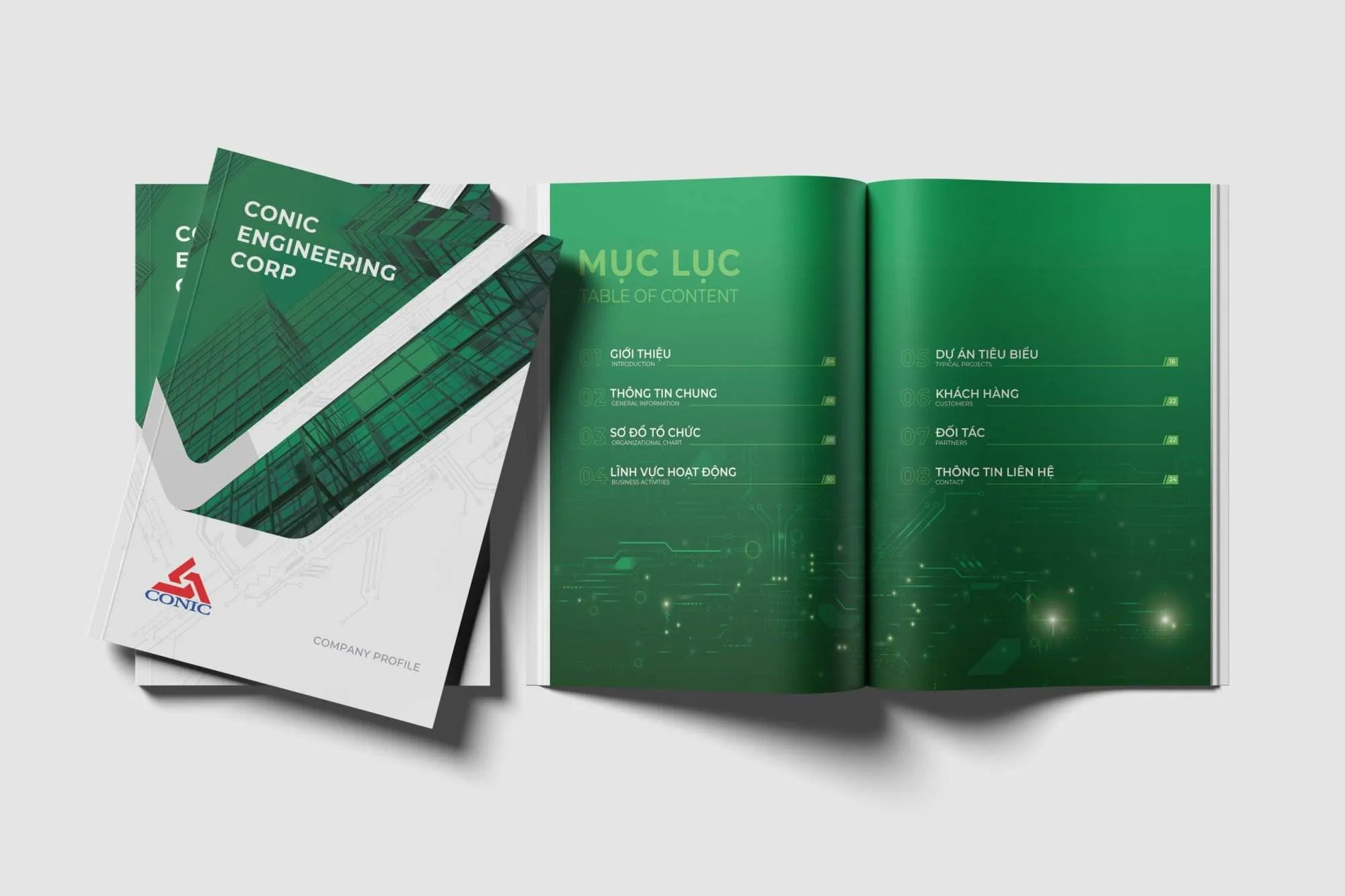 thiết kế profile conic