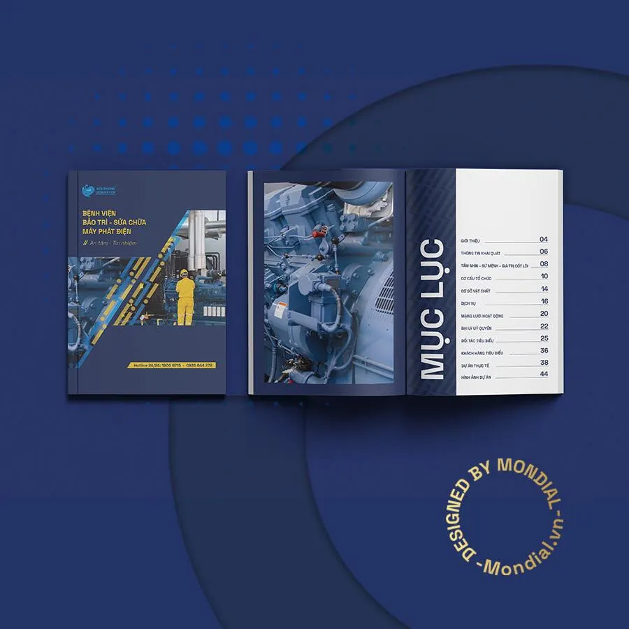 Dự án thiết kế profile Công ty Máy Phát Điện Miền Nam